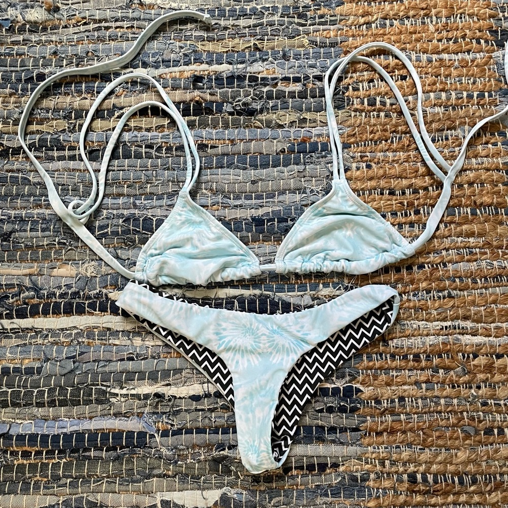 Moana Bikini With Reversible Bottom. Gently Used.… - image 1
